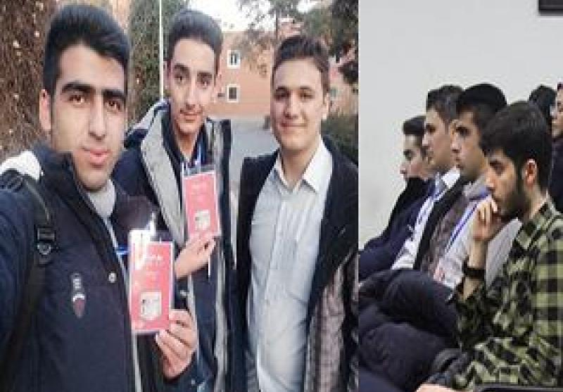حضور دانش آموزان مهابادی در رویداد روز فیزیک