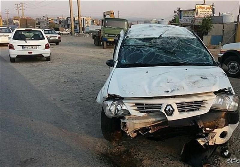 واژگونی خودرو معلمان شهرستان اردل / انتقال مصدومان به بیمارستان فارسان