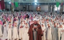 جشن تکلیف 750 دانش‌آموز دختر پایه سوم در مسجد جامع قروه برگزار شد