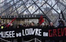 ادامه اعتراضات و اعتصابات در فرانسه/ موزه «لوور» نیز به تعطیلی کشیده شد