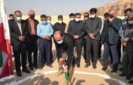 آیین کلنگ زنی ۸ پروژه ورزشی با عنوان طرح شهید سلیمانی در شهرستان خمیر انجام شد