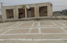 عملیات اجرایی مدرسه ۶کلاسه روستای سایه خوش در پنجمین روز بعداز وقوع زلزله آغاز شد