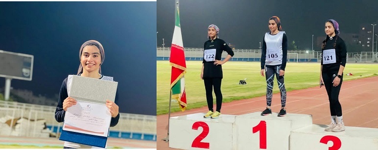 نازیلا بلالی از هرمزگان به مقام اول مسابقات دو و میدانی نونهالان دختر منطقه شش کشور در ماده ۱۰۰متر دست یافت
