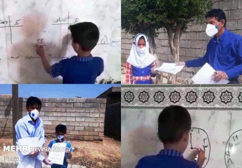 راهکار جالب معلم خوزستانی برای نداشتن اینترنت دانش آموزانش